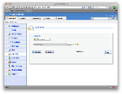 Wizard screen 3, categories